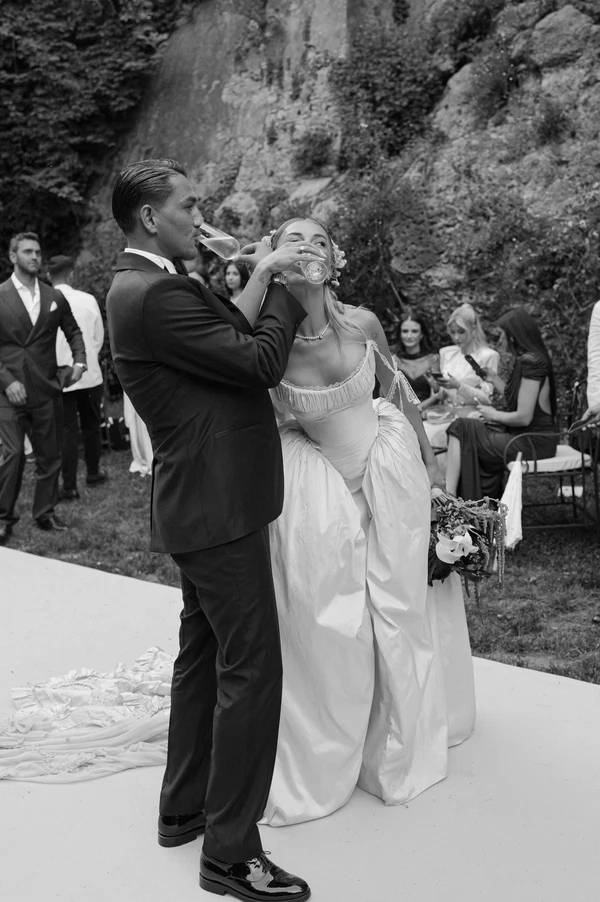 Vintage-Inspired Couture Takes Center Stage at This Chicly Curated Castle Wedding in Rome