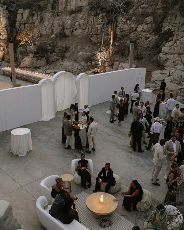 A Sculptural Golden Hour Wedding Along the Cliffs of Cabo