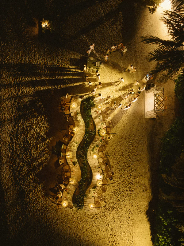 10,000 Lilies & Turquoise Waters Framed This Dreamy Beach Wedding in the Maldives
