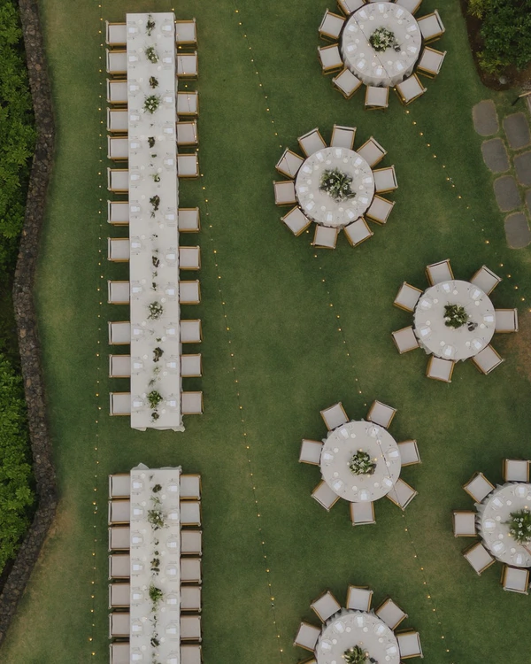 A Tropical Black-Tie Beach Wedding Weekend in Hawaii