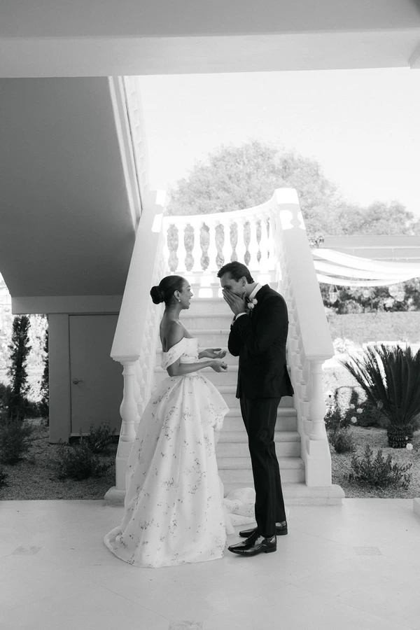 Actress Corinne Foxx Marries in Monique Lhuillier for a Fairytale Californian Wedding