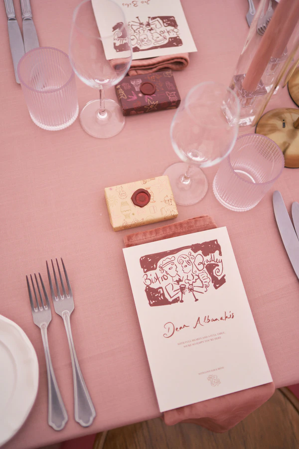 A Vibrant & Artistic Pink-Drenched Wedding in the Australian Countryside