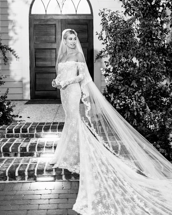 5 Famous Models and their Stylish Wedding Gowns — photo 1