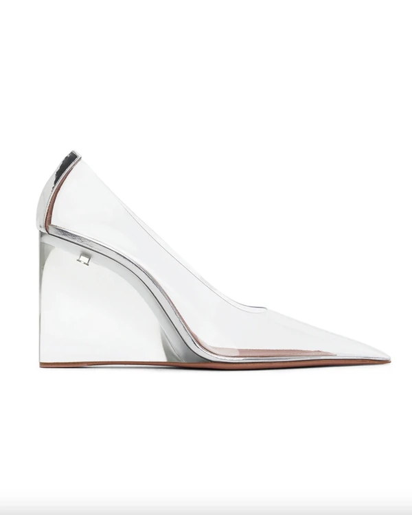 15 Trendy Transparent Wedding Shoes