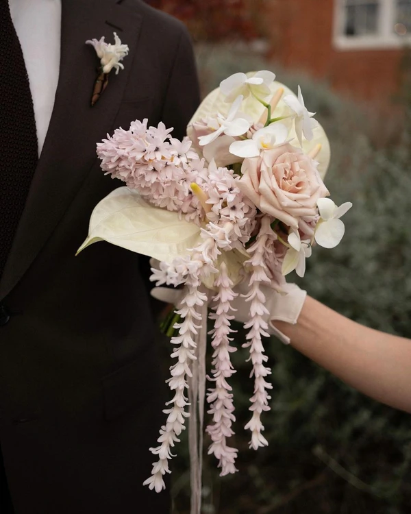 Cascading Flower Bouquets