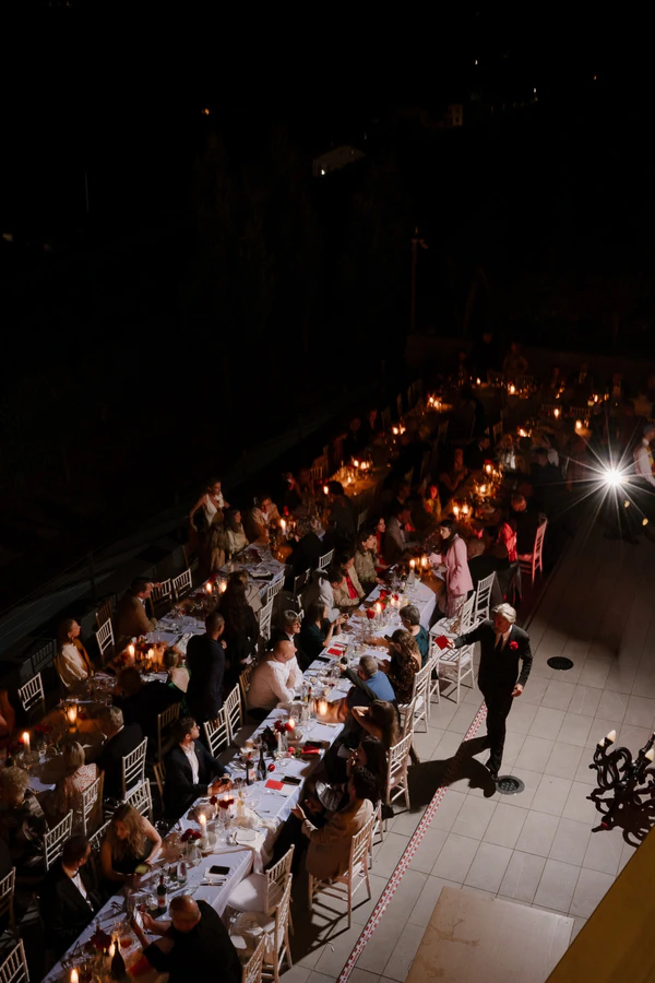 A Surreal Artist’s Italian Wedding with 2,000 Red Roses, a Two-Metre Bleeding Cake & Viktor & Rolf Couture