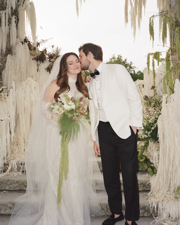 A Romantic Parisian Wedding in a Cinematic Open-Air Abbey
