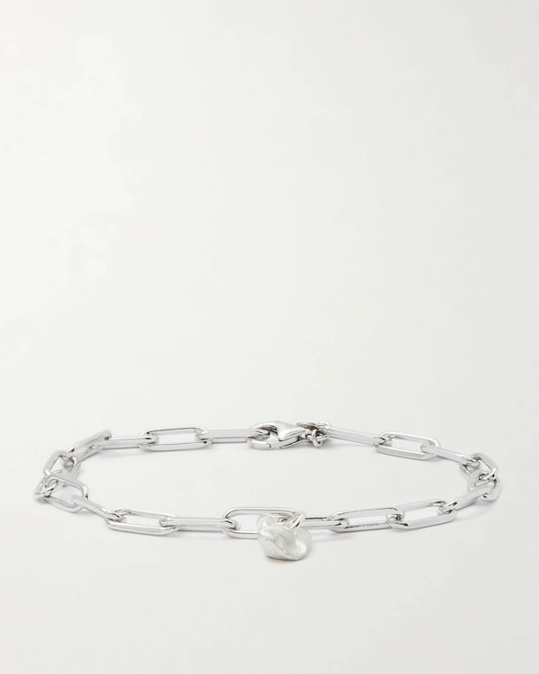 Trendy Silver Jewelry For a Groom