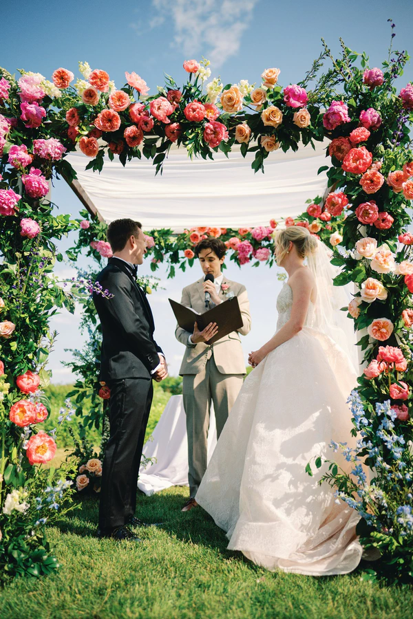 Vibrant Wedding with Homage to the Timeless Elegance of New England