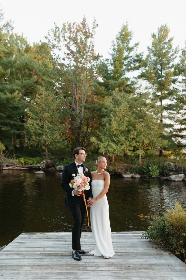 Timeless Elegance Meets Muskoka Charm: Katherine & Aaron's Lakeside Wedding