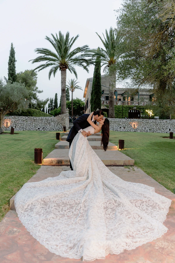 Entrepreneur Eva Garzón’s Elegant Mallorca Wedding in a Breathtaking Open-Air Cathedral
