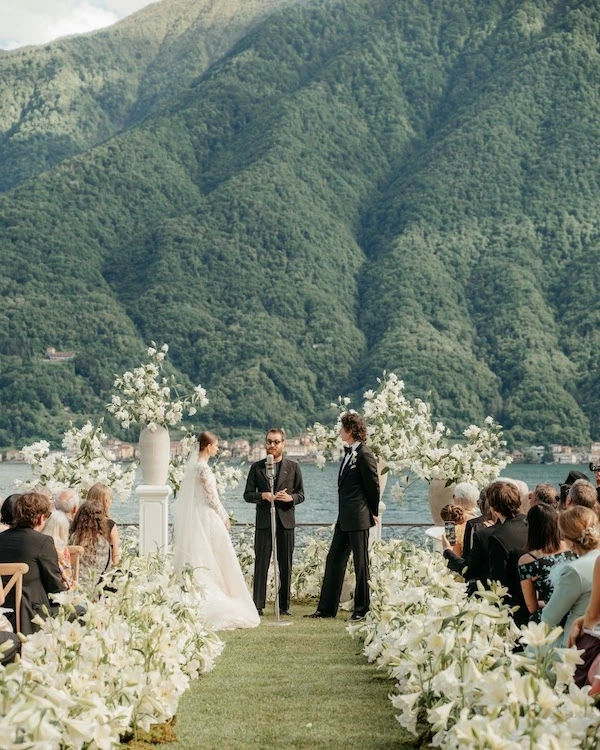 A Model & Musician's Chic Lake Como Wedding