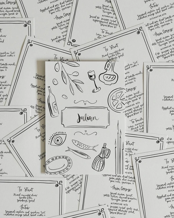 50 Elegant Calligraphy Stationery Designs