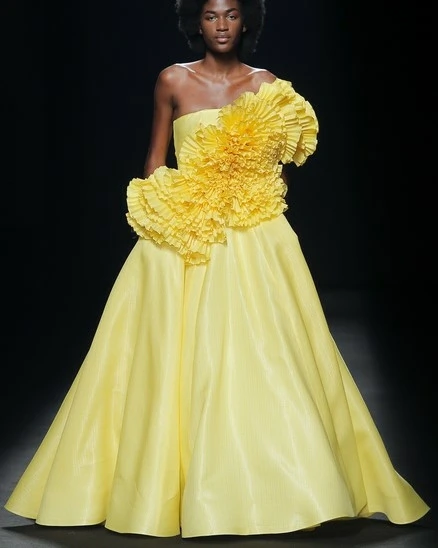 Do Colorful Wedding Dresses Have a Moment?