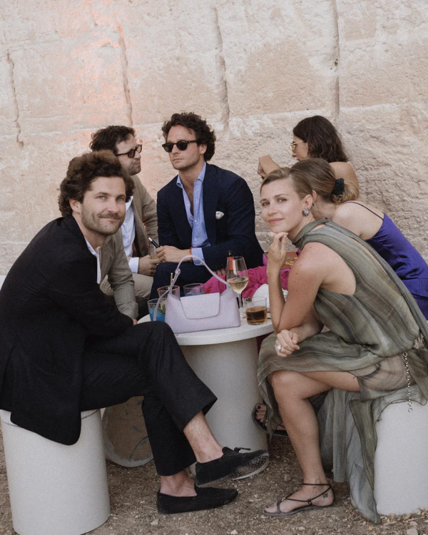 An Intimate Menorca Quarry Wedding with Avant-Garde Design & Vintage Bridal Looks