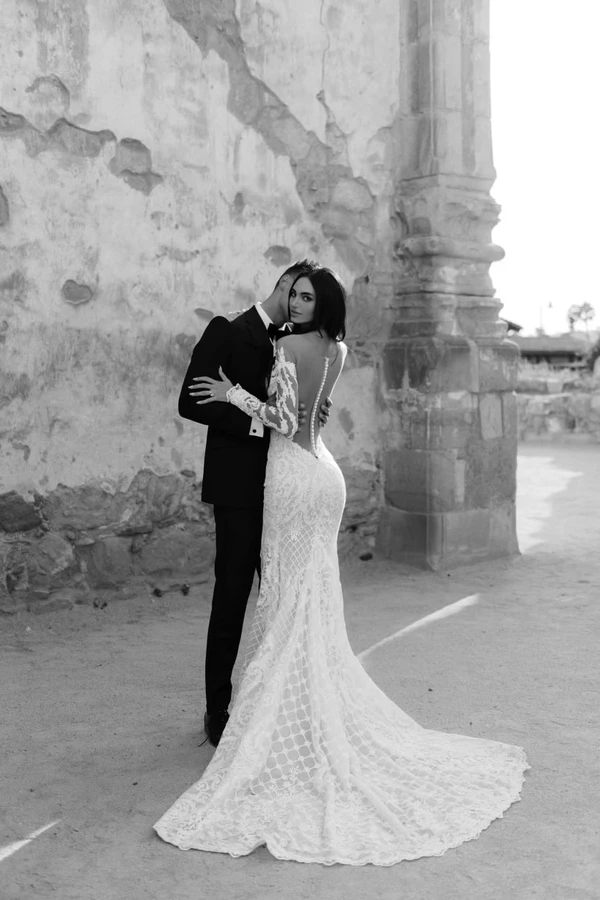 Sarah & Devin: classic black tie wedding in California — photo 5