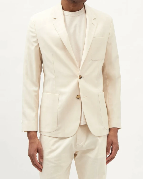 16 White Suits for Grooms