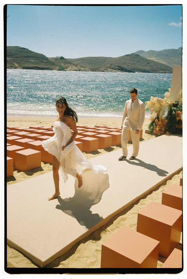 Jewelry Designer Noy Tawil's Mykonos Wedding Weekend Blending Bohemian Luxury & Mediterranean Chic