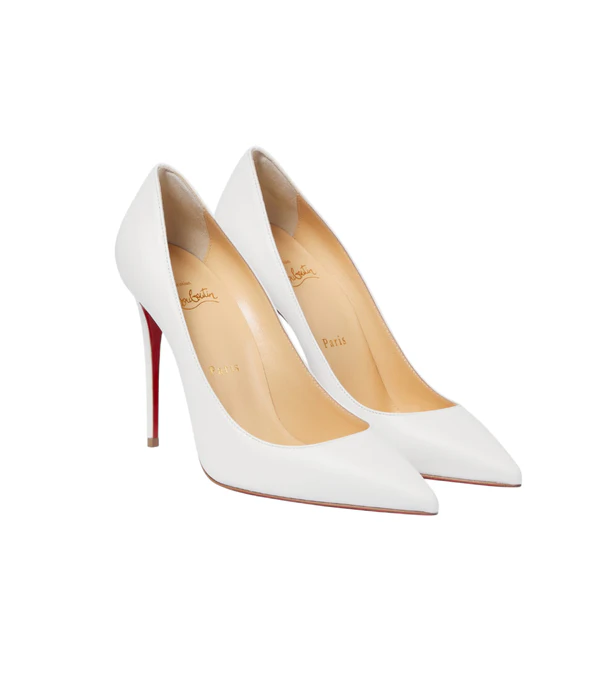 <a href="https://www.mytheresa.com/us/en/women/christian-louboutin-kate-nappa-pumps-white-p00766665">CHRISTIAN LOUBOUTIN Pumps</a> from Mytheresa, $945