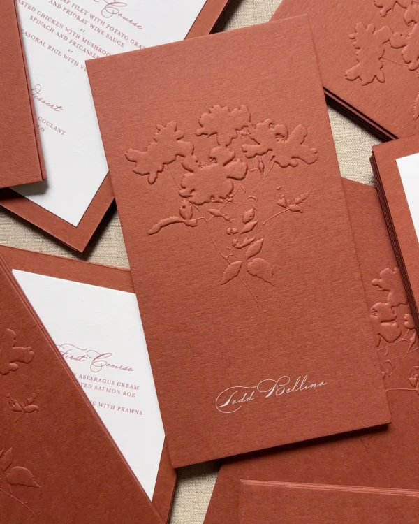 32 Blind Embossed Stationery Ideas — photo 1