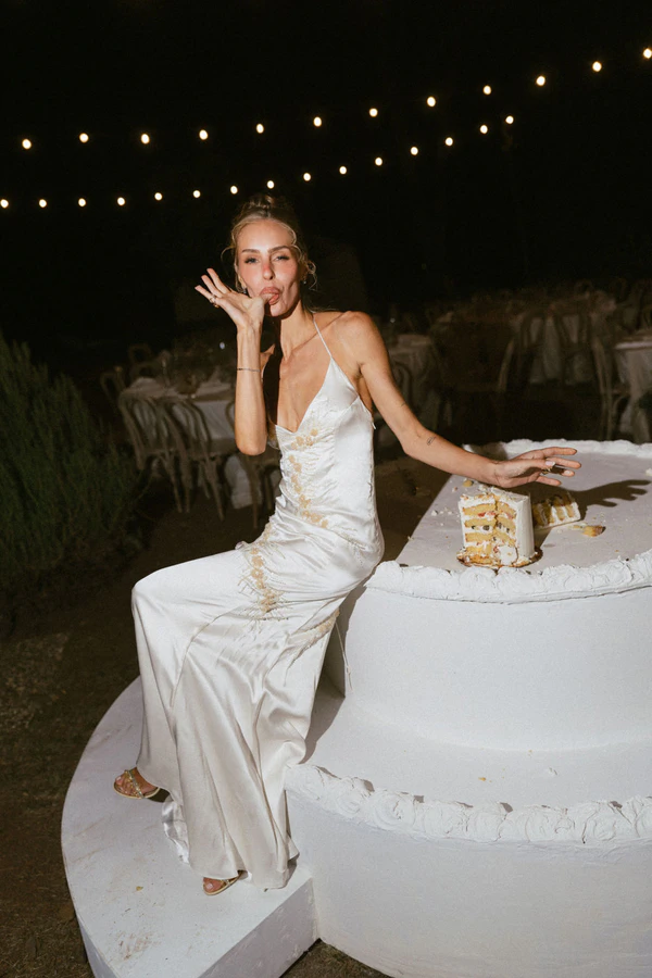 Influencer Jade Mitchell-Clyde's Chic Black-Tie Wedding in California's Gold Country