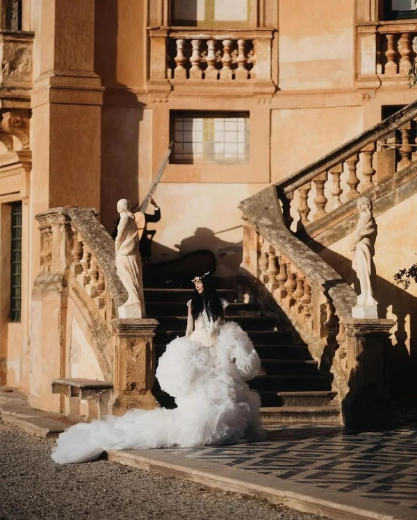 Supermodel Mariacarla Boscono Marries Olympic Athlete Claudio Stecchi
