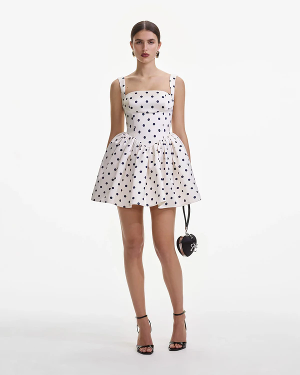 30 Stylish and So On-Trend Polka Dot Wedding Guest Dresses