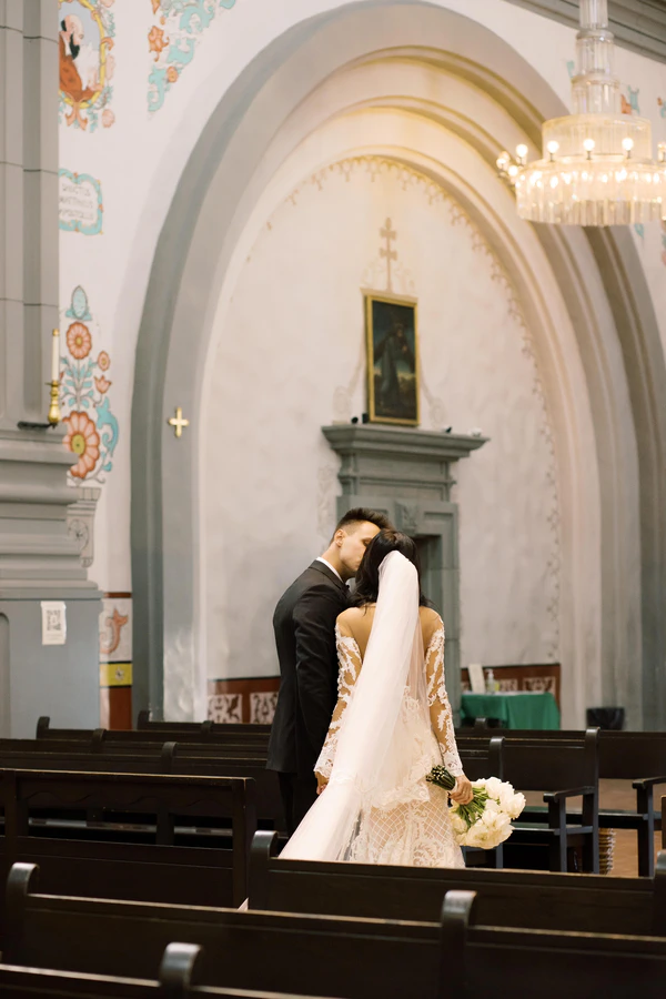 Sarah & Devin: classic black tie wedding in California — photo 16