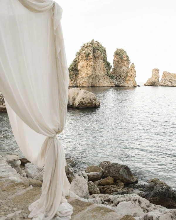 This Galliano-Inspired Bride Brought Mermaidcore to Sicily