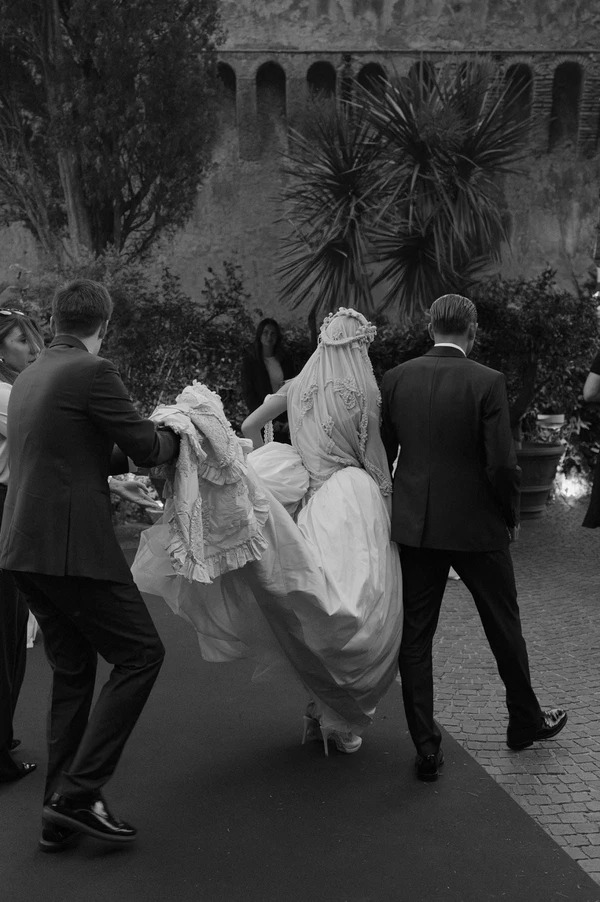 Vintage-Inspired Couture Takes Center Stage at This Chicly Curated Castle Wedding in Rome