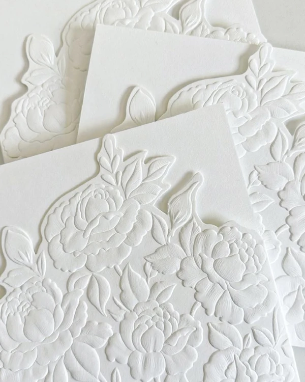 32 Blind Embossed Stationery Ideas