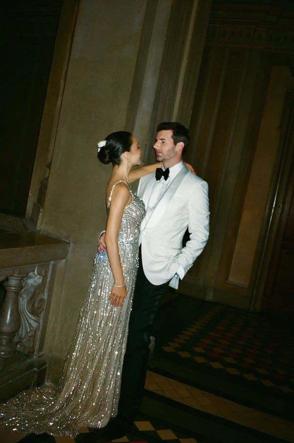 Brittany Netta’s Cinematic Lake Como Wedding Featuring a Bespoke Danielle Frankel Gown