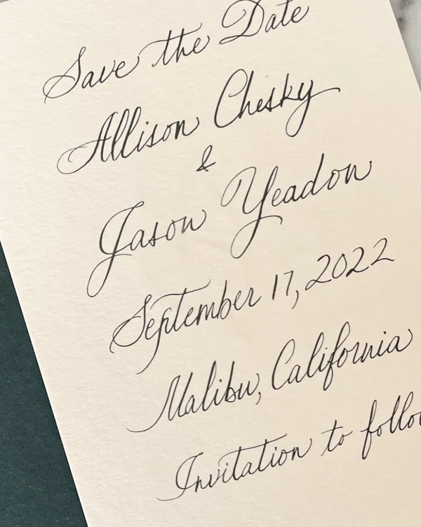 50 Elegant Calligraphy Stationery Designs