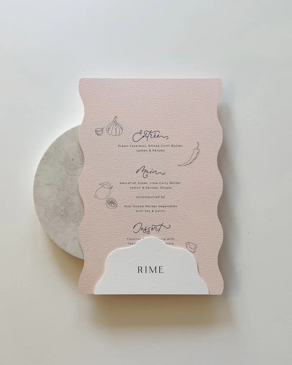 30 Fresh & Stylish Wedding Menu Designs Perfect for Summer