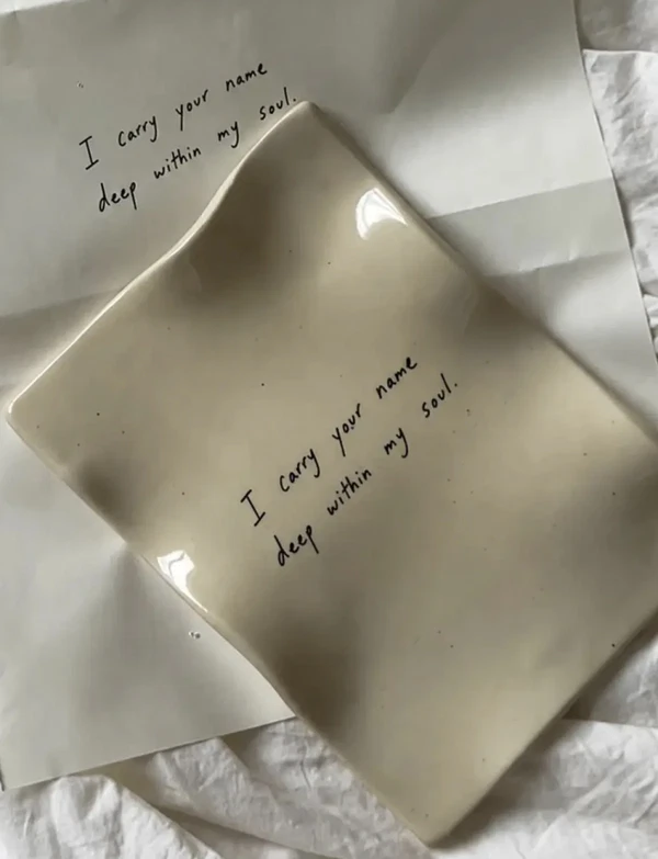<a href="https://www.etsy.com/uk/listing/4565400878/personalized-handwritten-ceramic-love?gpla=1&gao=1&&utm_source=google&utm_medium=cpc&utm_campaign=shopping_uk_en_gb_-home_and_living&utm_custom1=_k_CjwKCAjwq8PVBhAKEiwA2i3SHTGyn7gtnPtxtABQB_2MyLUegmjFMm3CpW9PKV_AJKI7nzsSOIk1vBoCuUIQAvD_BwE_k_&utm_content=go_21619675323_167456383618_710839155067_aud-2490488986444:pla-303628061699_c__4565400878engb_102858184&utm_custom2=21619675323&gad_source=1&gad_campaignid=21619675323&gbraid=0AAAAADutTMcM6zw_TQS9cp4LVyU1C8ZwQ&gclid=CjwKCAjwq8PVBhAKEiwA2i3SHTGyn7gtnPtxtABQB_2MyLUegmjFMm3CpW9PKV_AJKI7nzsSOIk1vBoCuUIQAvD_BwE">MINIMAL HAVEN CO. Personalized Ceramic Love Letter from Etsy, $112</a>