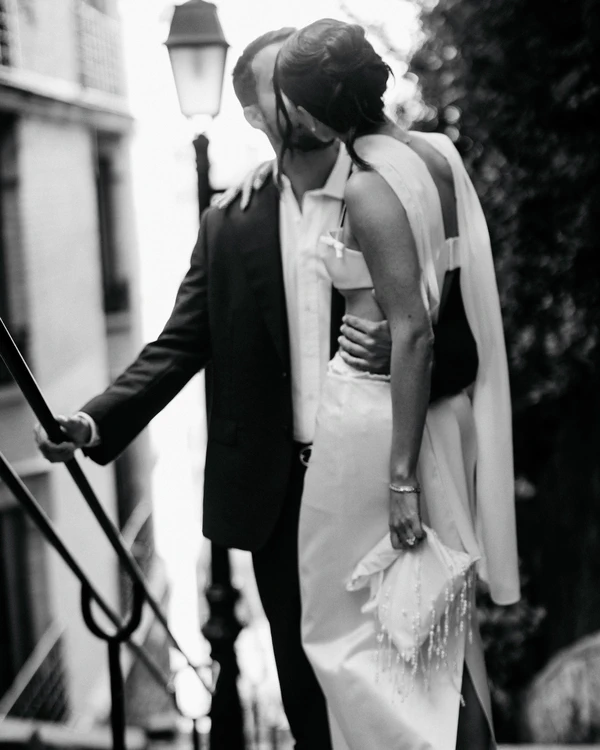 An Intimate Parisian Wedding Amidst an Elegant Château Garden