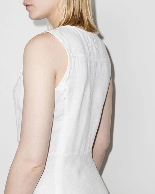 White Linen Dresses for a Summer Wedding