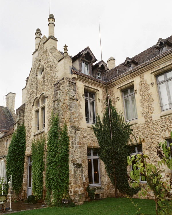 A Romantic Parisian Wedding in a Cinematic Open-Air Abbey