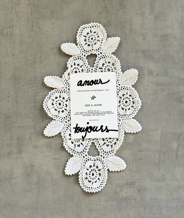 MAKTUBI, wedding stationery in Romania, Europe